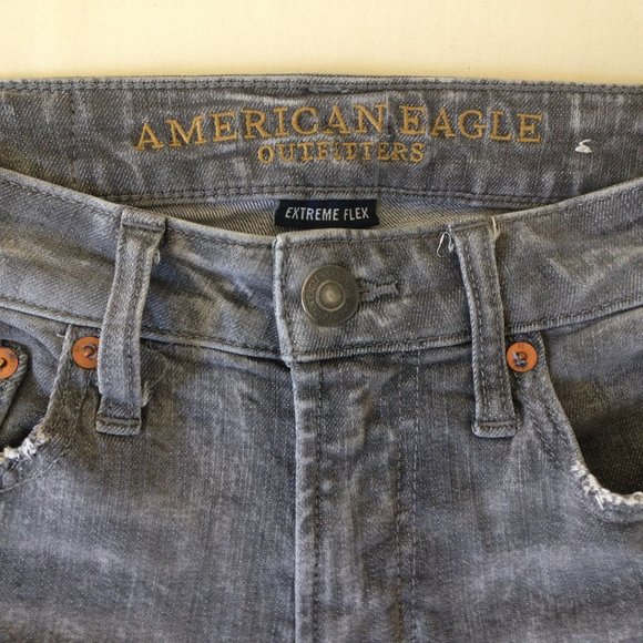 American Eagle Extreme Flex Distressed Jeans 28/28 - Picture 8 of 11